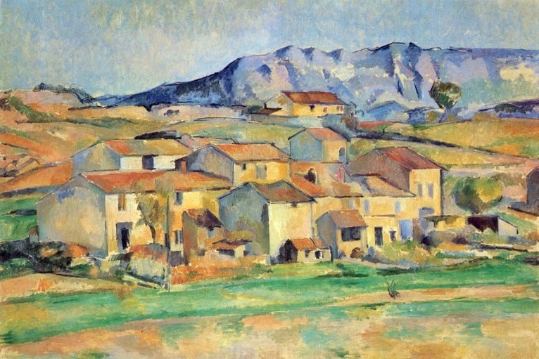 Larger view of Paul Cezanne: Mont Sainte-Victoire - 1890