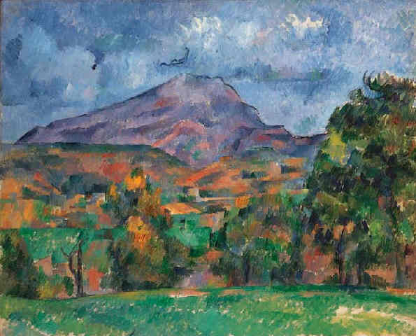 Larger view of Paul Cezanne: La Montagne Sainte-Victoire - 1888-1890