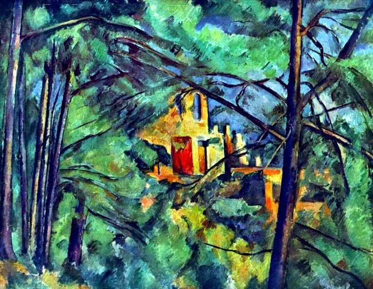Larger view of Paul Cezanne: Chteau Noir - 1894-1896