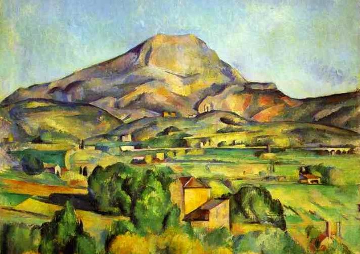 Larger view of Paul Cezanne: The Mount Sainte-Victoire - 1885-1895