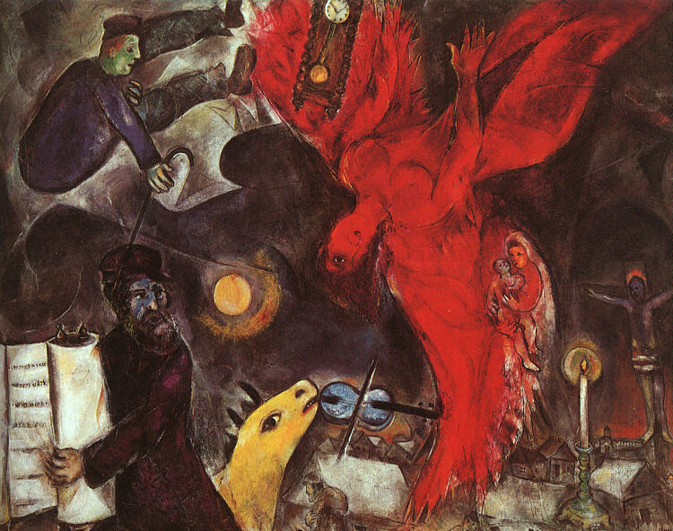 Larger view of Marc Chagall: The Falling Angel - 1923-1947