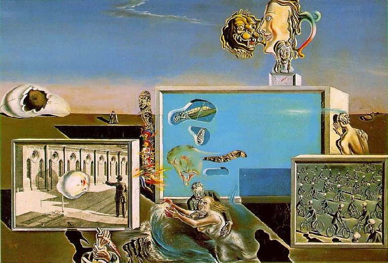 Larger view of Salvador Dali: Illumined Pleasures - 1929