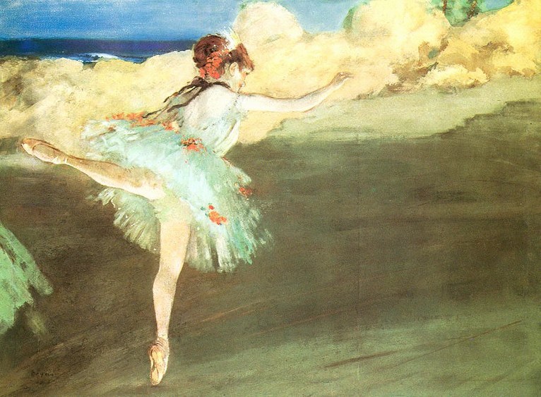 Larger view of Edgar Degas: The Star Dancer on Pointe - 1878