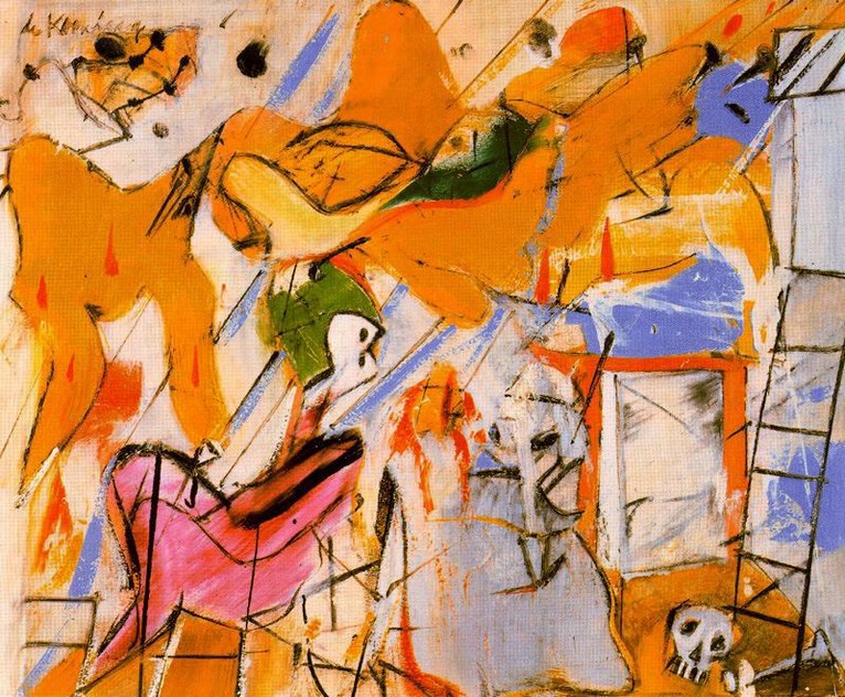 Larger view of Willem de Kooning: Abstraction - 1949-1950