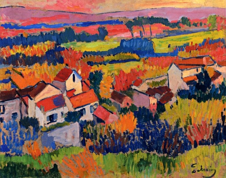 Larger view of Andre Derain: Landscape near Chatou	 - 1904
