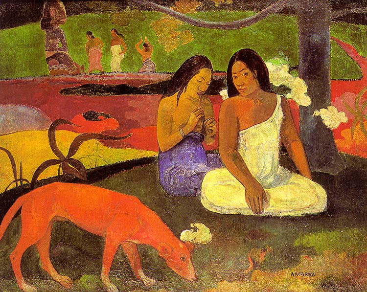 Larger view of Paul Gauguin: Arearea - 1892