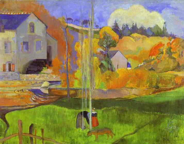 Larger view of Paul Gauguin: Breton Landscape - 1894