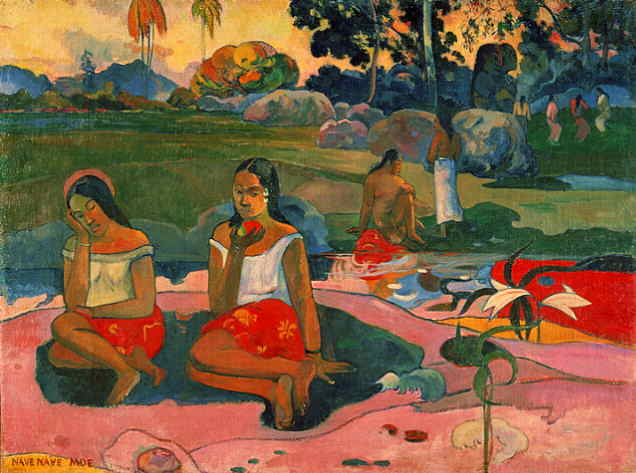 Larger view of Paul Gauguin: Miraculous Source - 1894