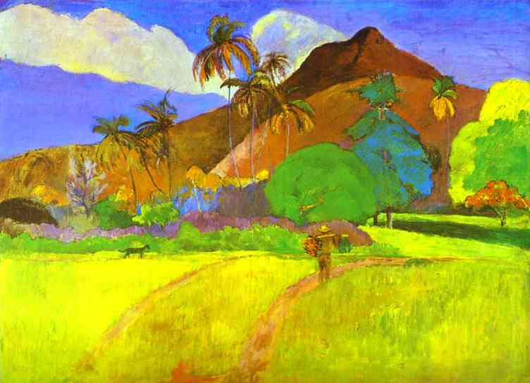 Larger view of Paul Gauguin: Tahitian Landscape - 18934