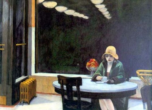 Larger view of Edward Hopper: Automat - 1927
