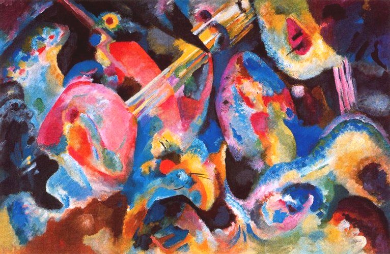 Larger view of Wassily Kandinsky: Flood Improv - 1913