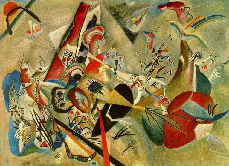 Larger view of Wassily Kandinsky: In Gray - 1919
