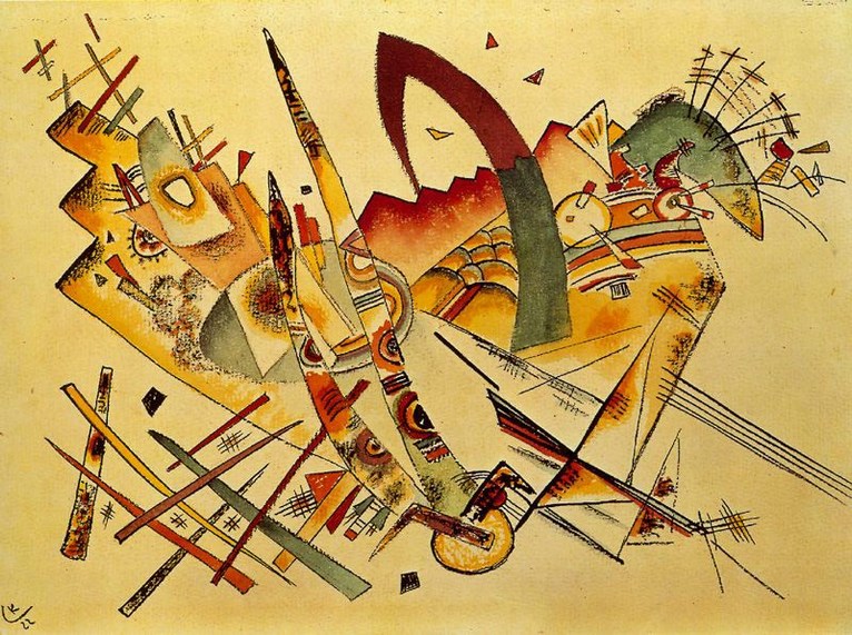 Larger view of Wassily Kandinsky: Untitled - 1922