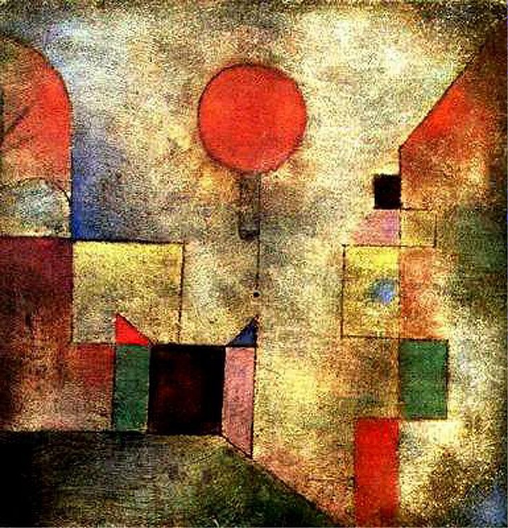 Larger view of Paul Klee: Red Balloon - 1922