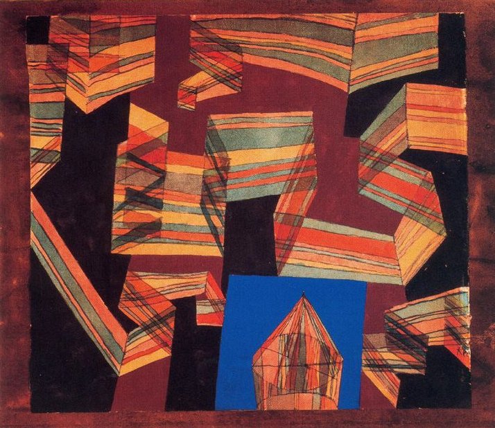 Larger view of Paul Klee: Transparent-Perspectively - 1921