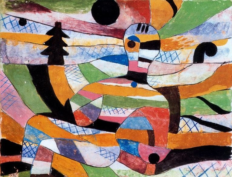 Larger view of Paul Klee: Woman Awakening - 1920