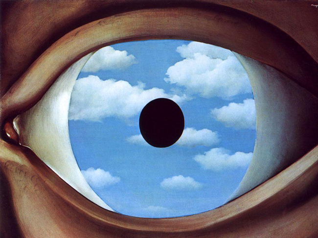 Larger view of Rene Magritte: False Mirror - 1928