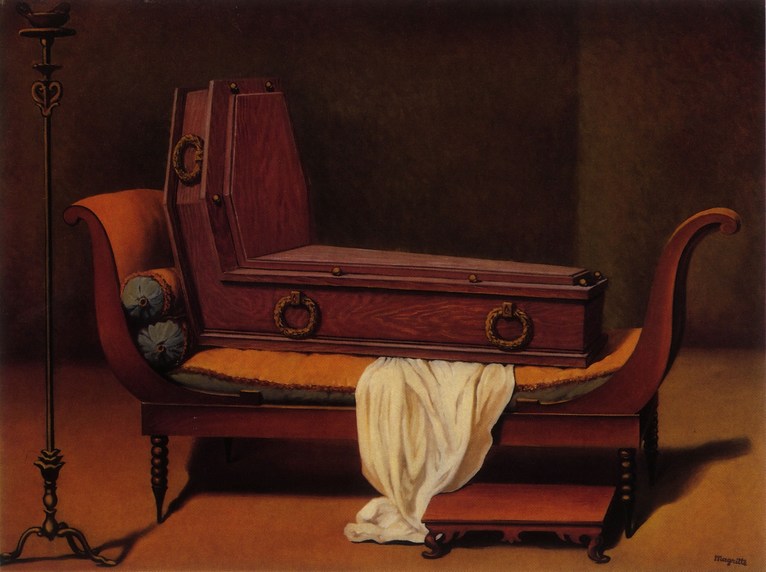 Larger view of Rene Magritte: Davids Madame Recamier - 1950
