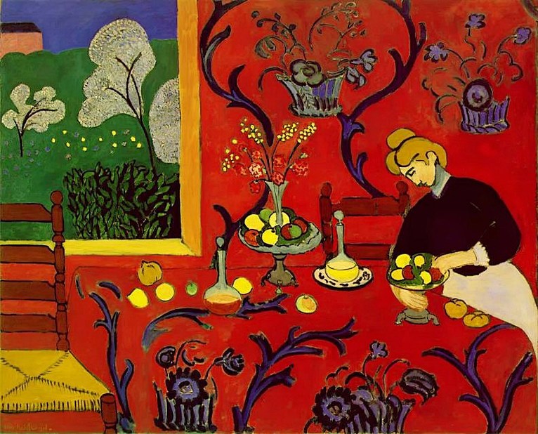 Larger view of Henri Matisse: Harmony in Red - 1908