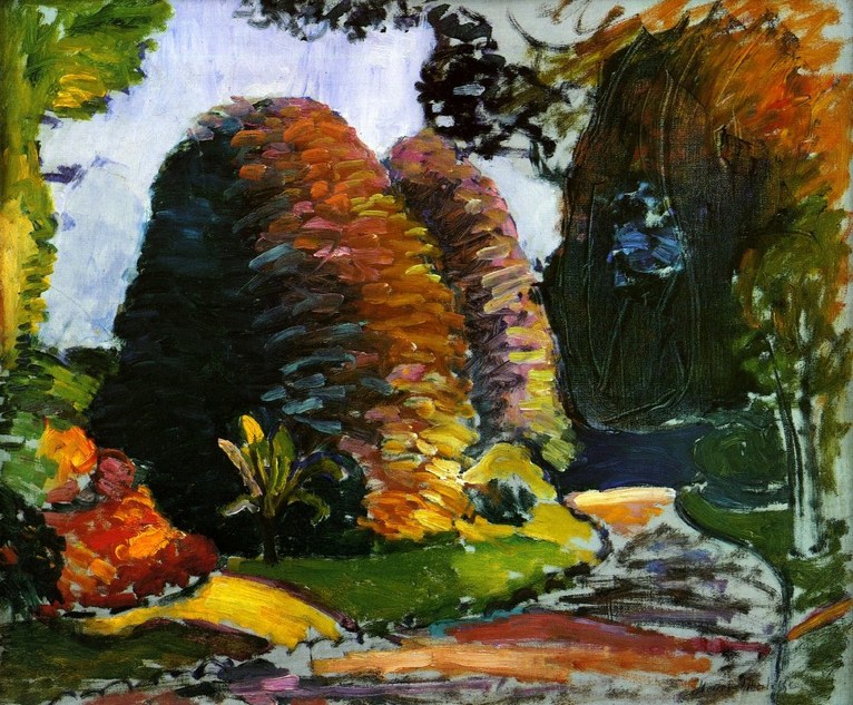 Larger view of Henri Matisse: Luxembourg Gardens - 1902-1903