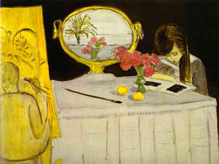 Larger view of Henri Matisse: The Painting Lesson - 1919