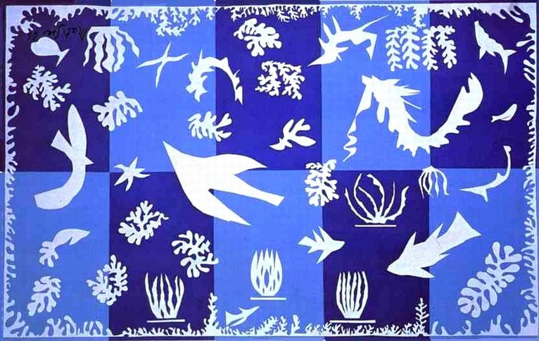 Larger view of Henri Matisse: Polynesia, The Sea - 1946