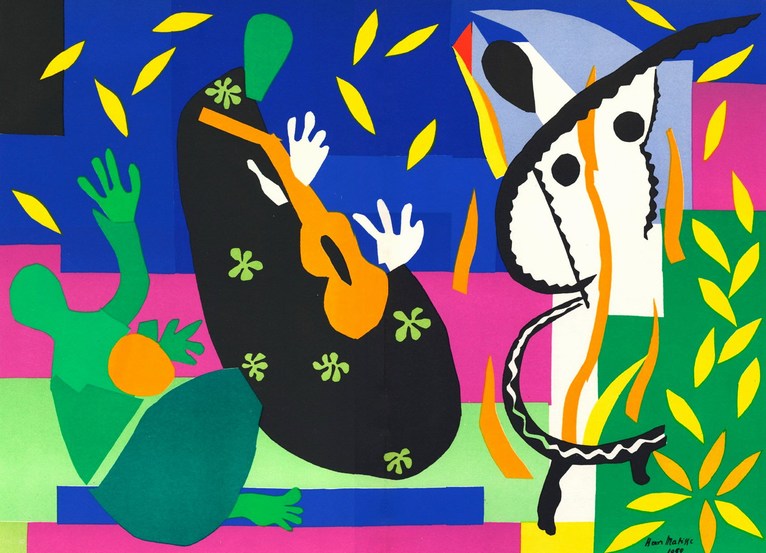 Larger view of Henri Matisse: The Sorrows of the King - 1952