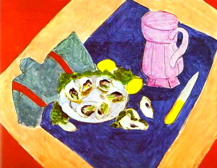 Larger view of Henri Matisse: Still Life with Oysters - 1940