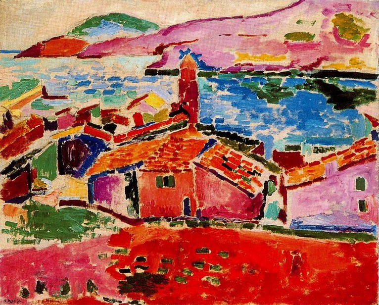 Larger view of Henri Matisse: View of Collioure - 1906