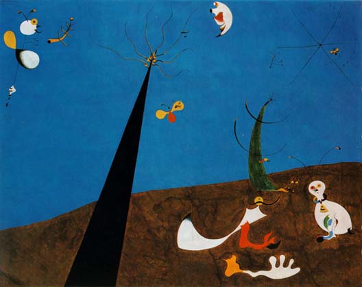 Larger view of Joan Miro: Dialogue of the Insects - 1925