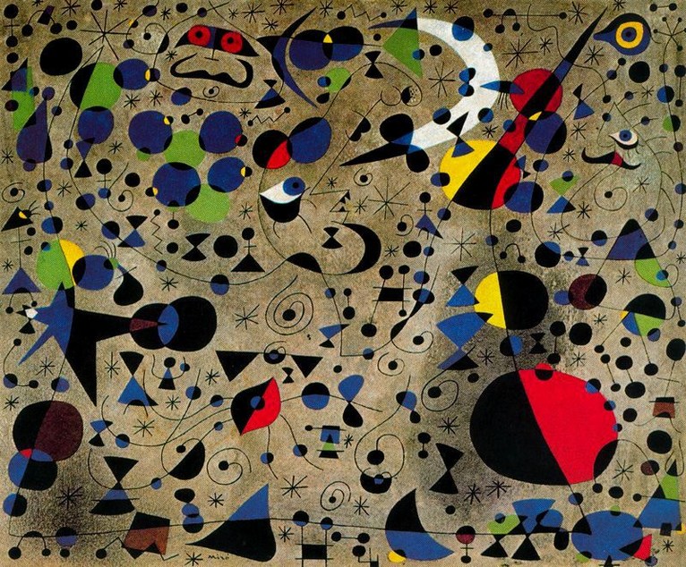 Larger view of Joan Miro: The Poetess - 1940