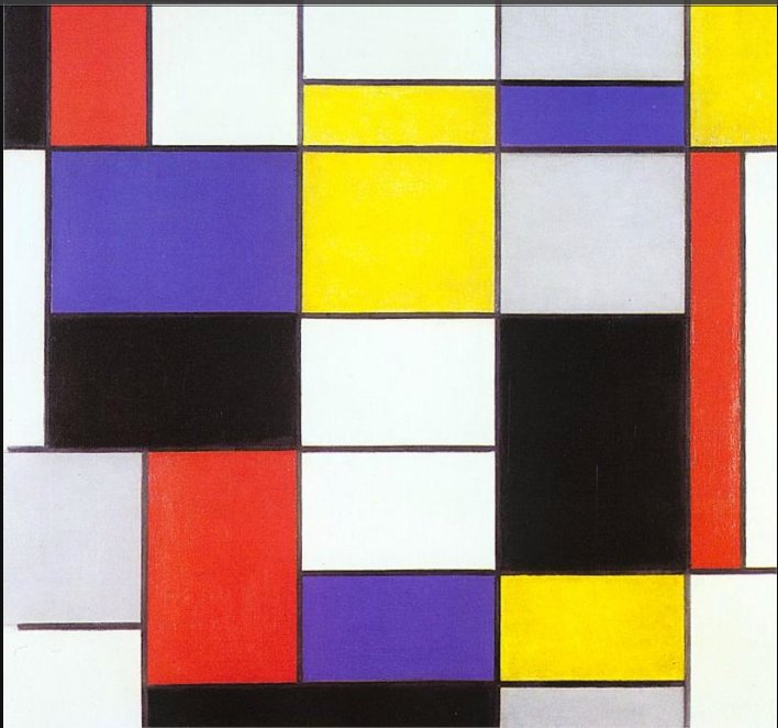 Larger view of Piet Mondrian: Composition A - 1923