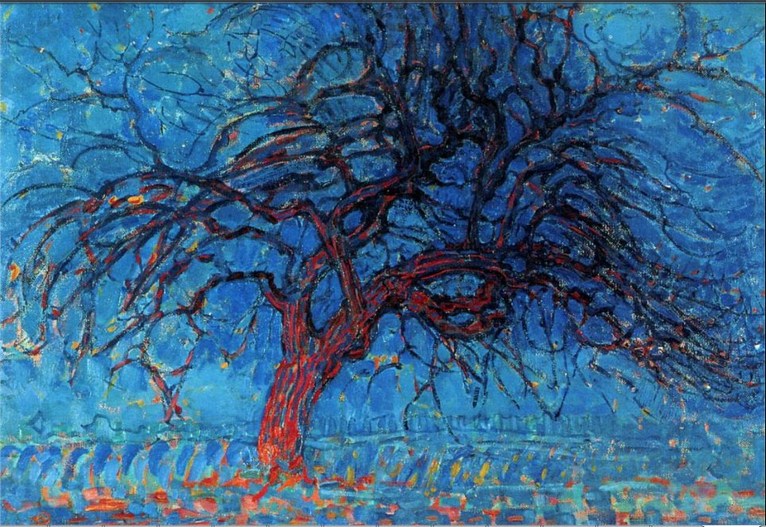 Larger view of Piet Mondrian: Avond: The Red Tree - 1908-1910