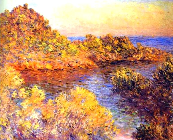 Larger view of Claude Monet: The Cape Martin - 1883