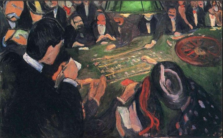 Larger view of Edvard Munch: By the Roulette - 1892