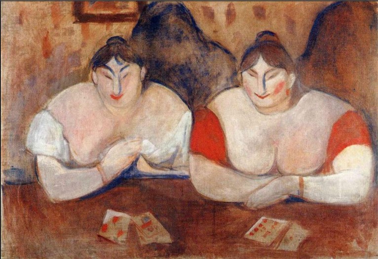 Larger view of Edvard Munch: Rose and Amélie - 1894
