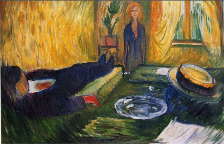 Larger view of Edvard Munch: The Murderess - 1906
