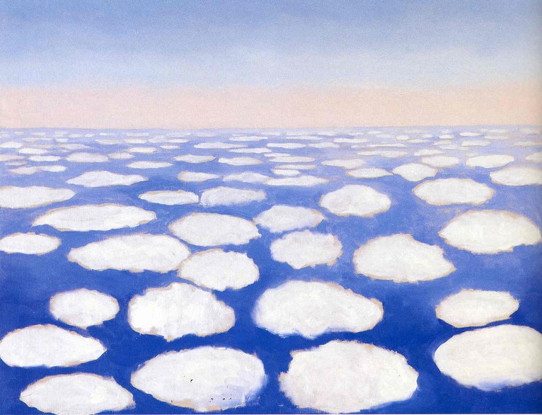 Larger view of Georgia O'Keeffe: Above the Clouds I - 1962