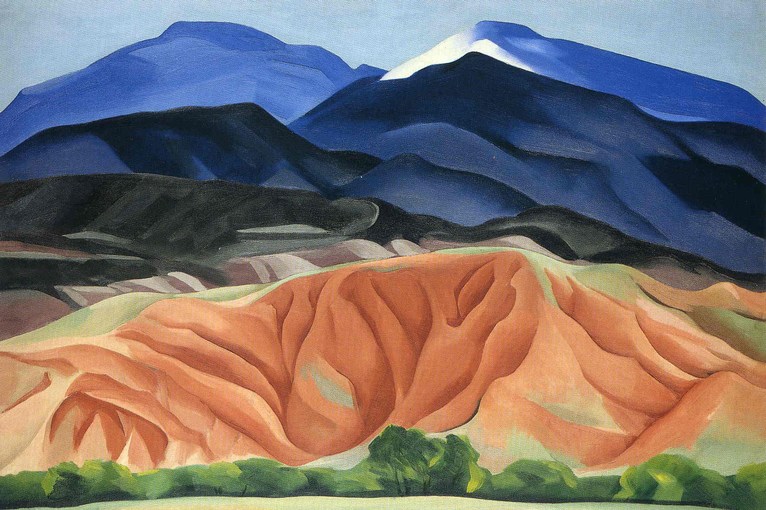Larger view of Georgia O'Keeffe: Black Mesa Landscape, New Mexico - 1930