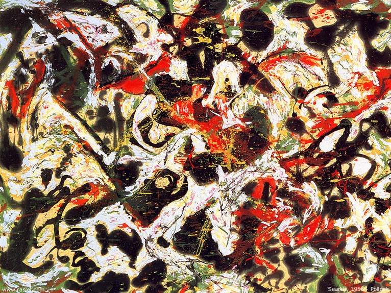 Larger view of Jackson Pollock: Untitled - 1945