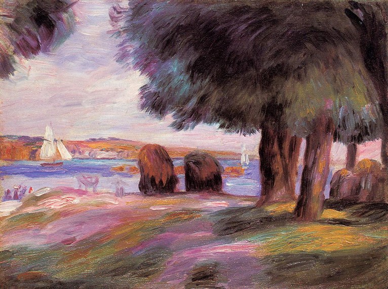 Larger view of Pierre Auguste Renoir: Landscape - 1895
