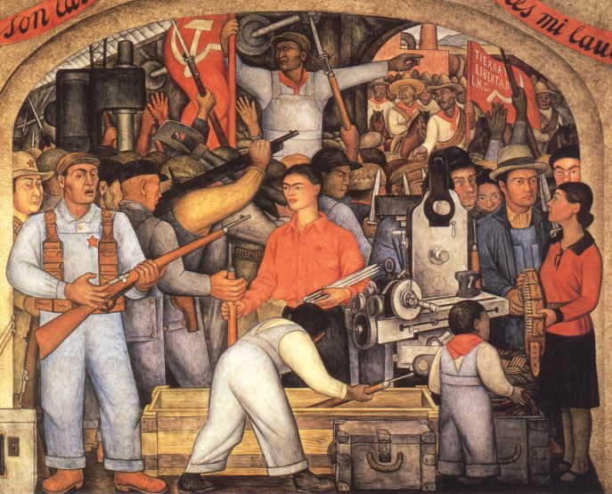 Larger view of Diego Rivera: The Arsenal - 1928