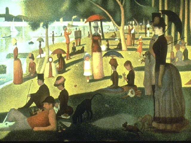 Larger view of Georges Seurat: A Sunday Afternoon at La Grande Jatte - 1884