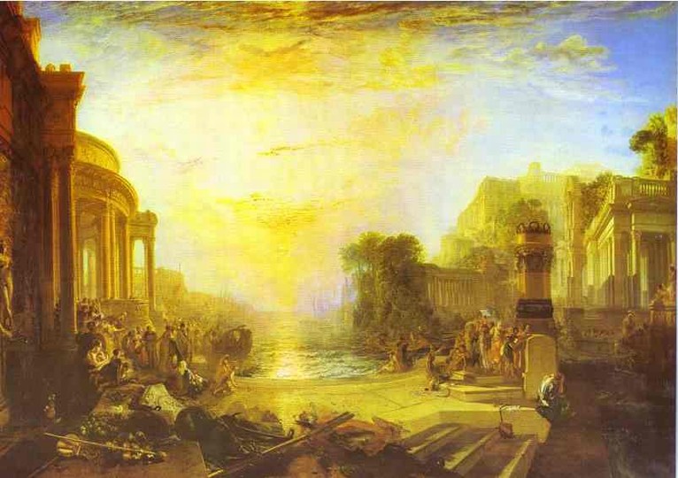 Larger view of J.M.W. Turner: The Decline of the Carthaginian Empire - 1817