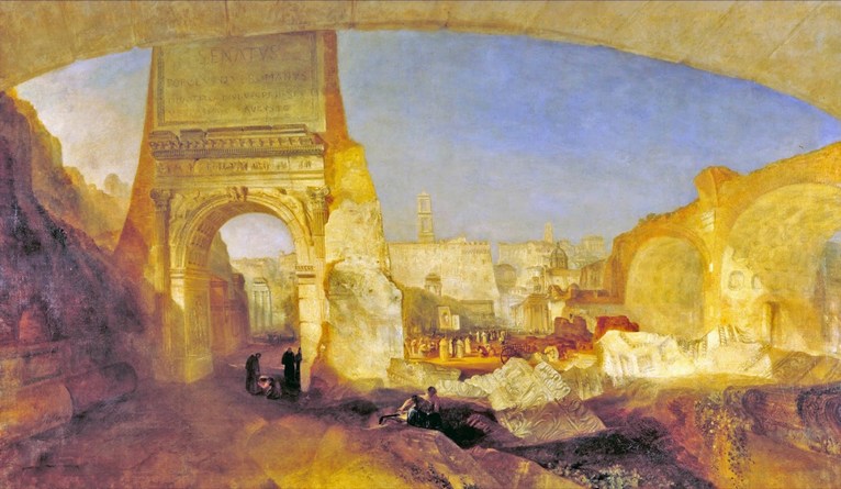 Larger view of J.M.W. Turner: Forum Romanum - 1828