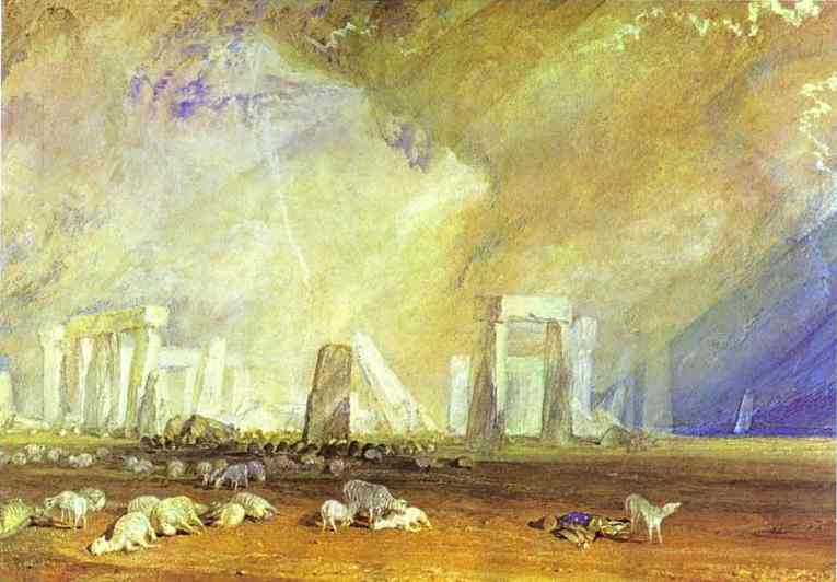 Larger view of J.M.W. Turner: Stonehenge - 1825