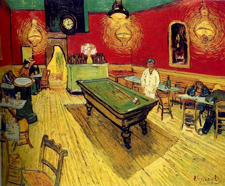 Larger view of Vincent van Gogh: The Night Cafe - 1888