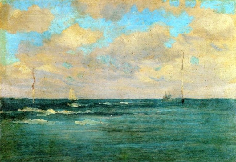 Larger view of James Whistler: Bathing Posts - 1893