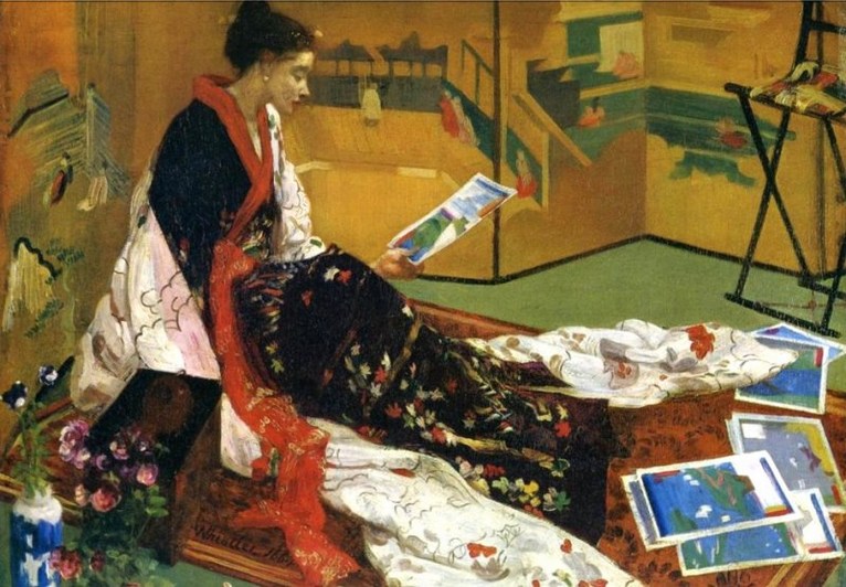 Larger view of James Whistler: The Golden Screen - 1864