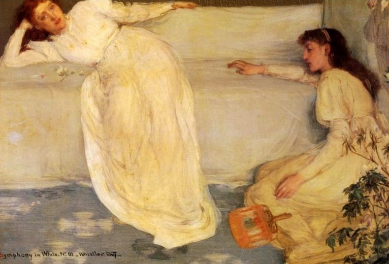 Larger view of James Whistler: Symphony in White, No. 3 - 1867